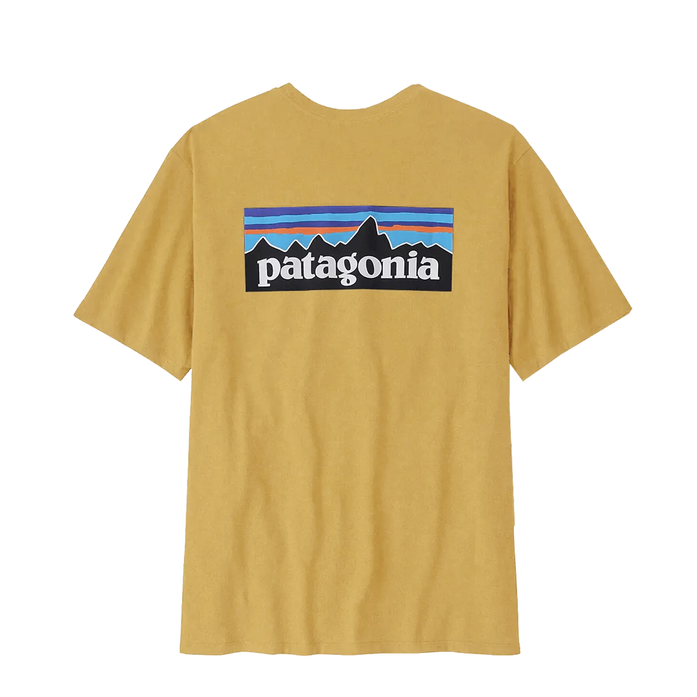 Patagonia P-6 Logo Responsibili Tee Surfboard Yellow