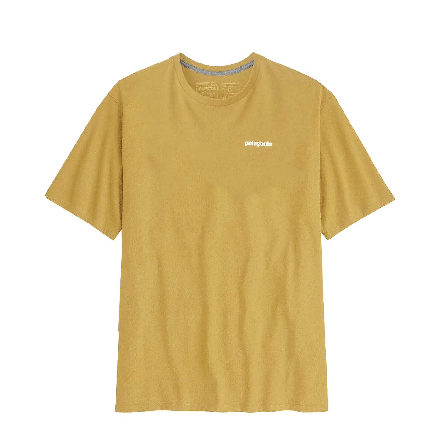 Patagonia P-6 Logo Responsibili Tee Surfboard Yellow