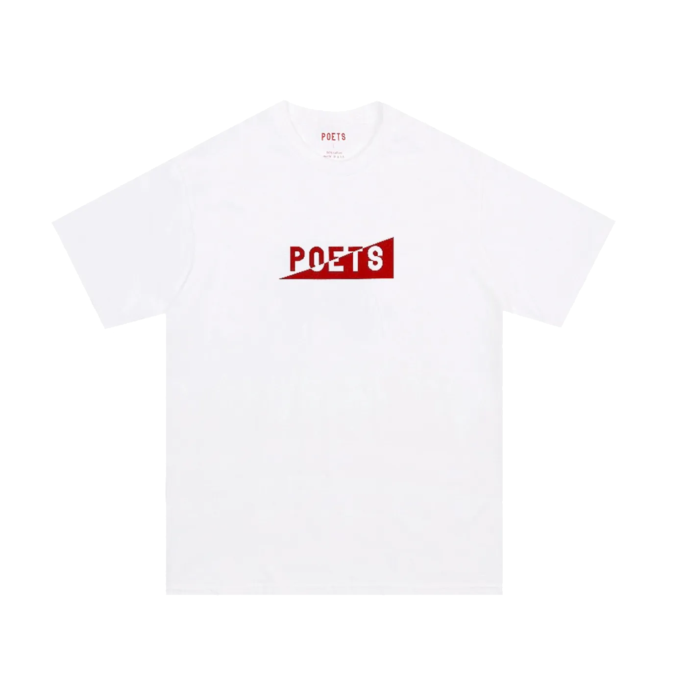 POETS Cinzano Tee White Red - ARROW & BEAST