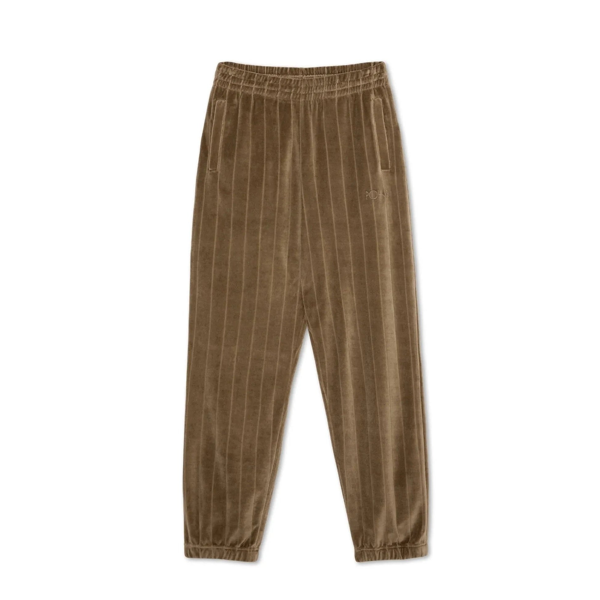 Polar Skate Co. Sweat pants Stripe Velour Beech - ARROW & BEAST