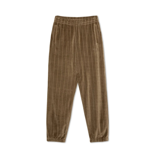 Polar Skate Co. Sweat pants Stripe Velour Beech - ARROW & BEAST