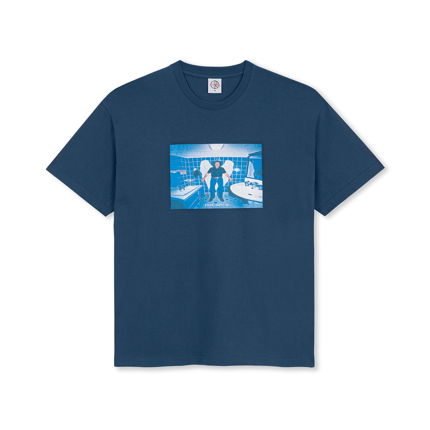 Polar Skate Co. Angel Man Tee Grey Blue