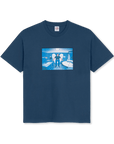 Polar Skate Co. Angel Man Tee Grey Blue