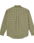 Polar Skate Co. Mitchell LS Shirt Flannel Green Beige