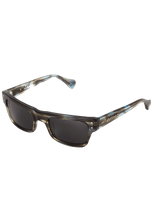 Load image into Gallery viewer, Polar Skate Co. x Sunbuddies Hideo Sunglasses Teal Smoke
