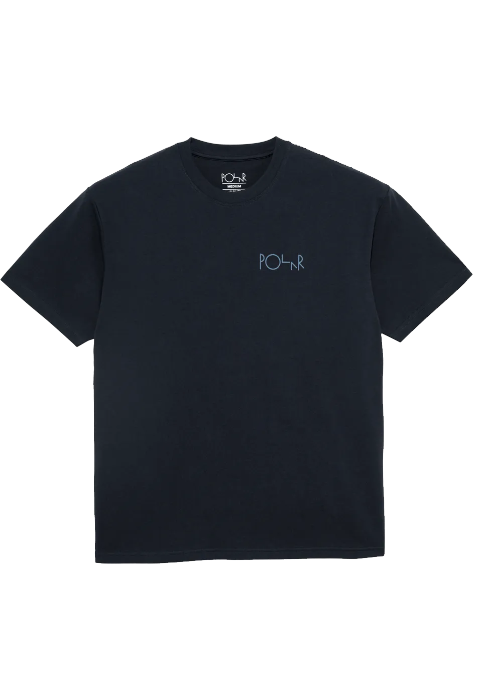 Polar Skate Co. Stroke Logo Tee Navy Blue