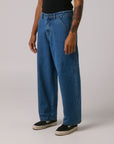 FORMER MERCHANDISE REYNOLDS DENIM PANT WORN BLUE
