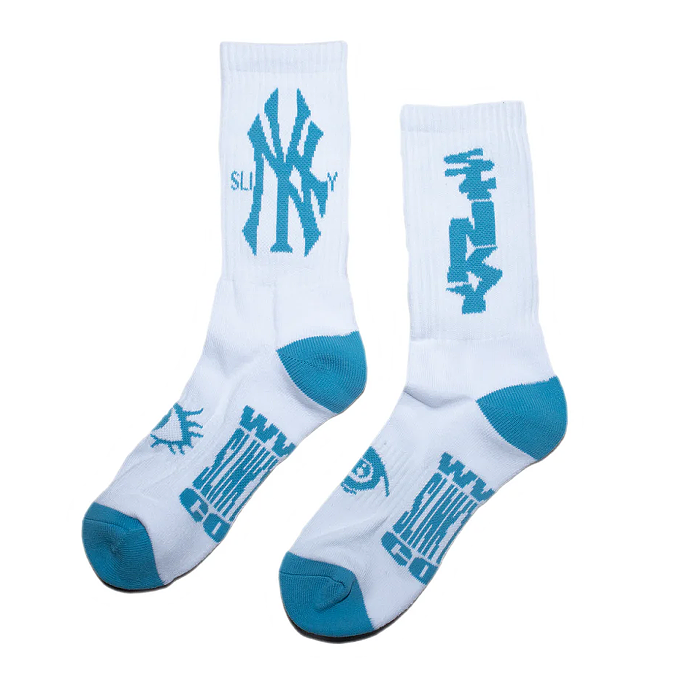 Slinky2020 Eyes Socks White