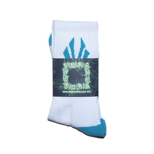 Slinky2020 Eyes Socks White