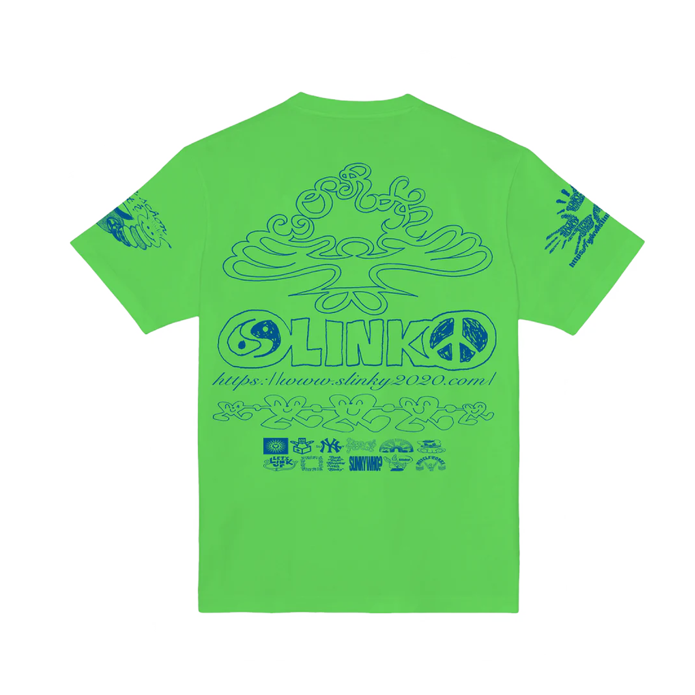 Slinky2020 Each One Teach One T-Shirt Lime