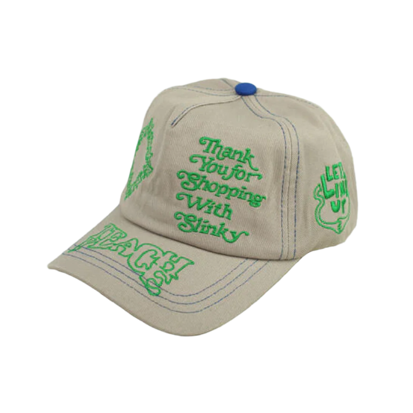 Slinky2020 More is More Hat Light Grey/Green