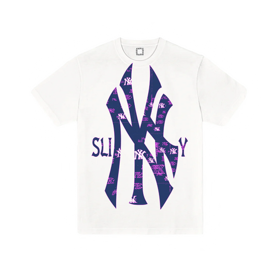 Slinky2020 Yankees Bootleg T-Shirt White