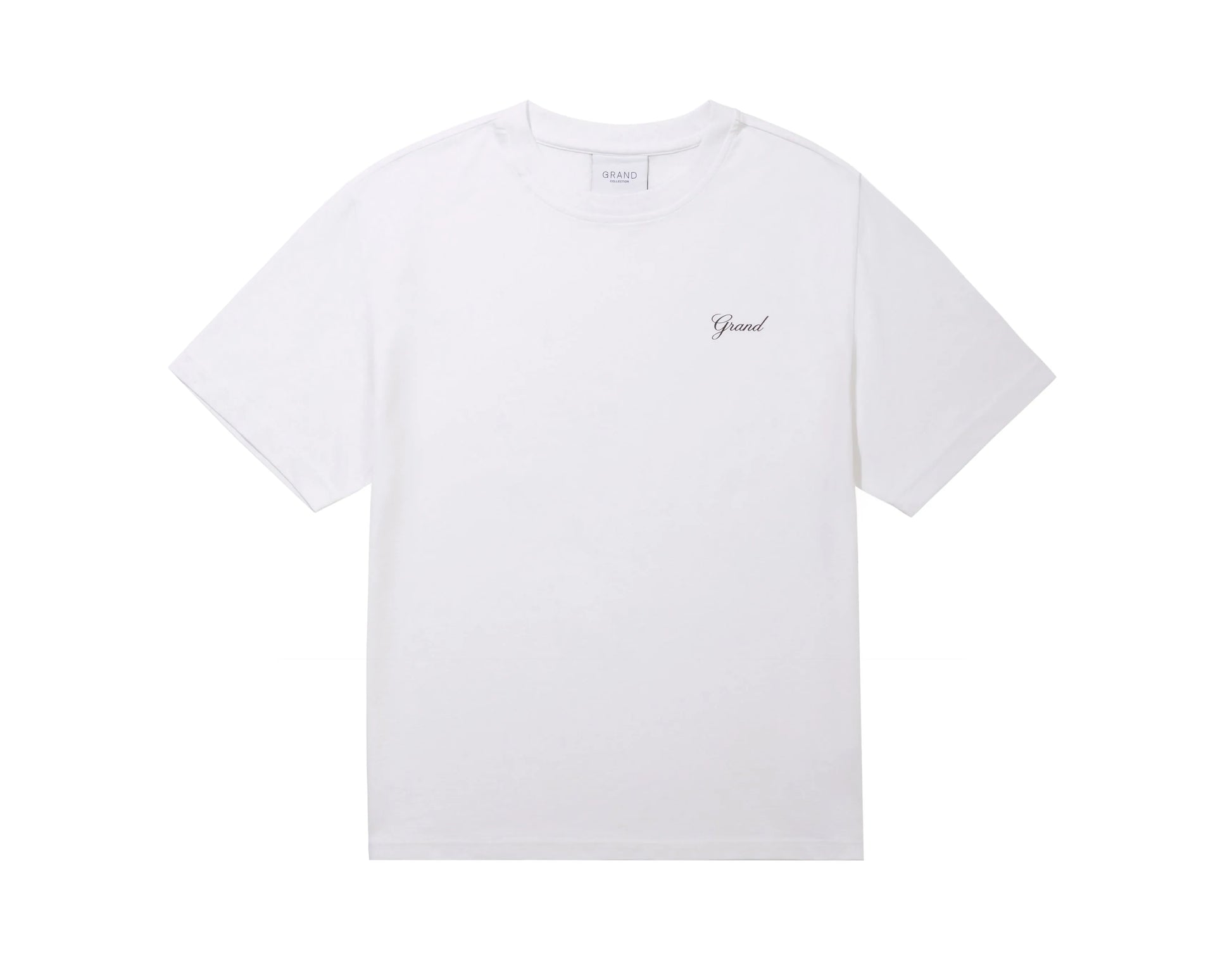 GRAND Collection Grand Script Tee White - ARROW & BEAST