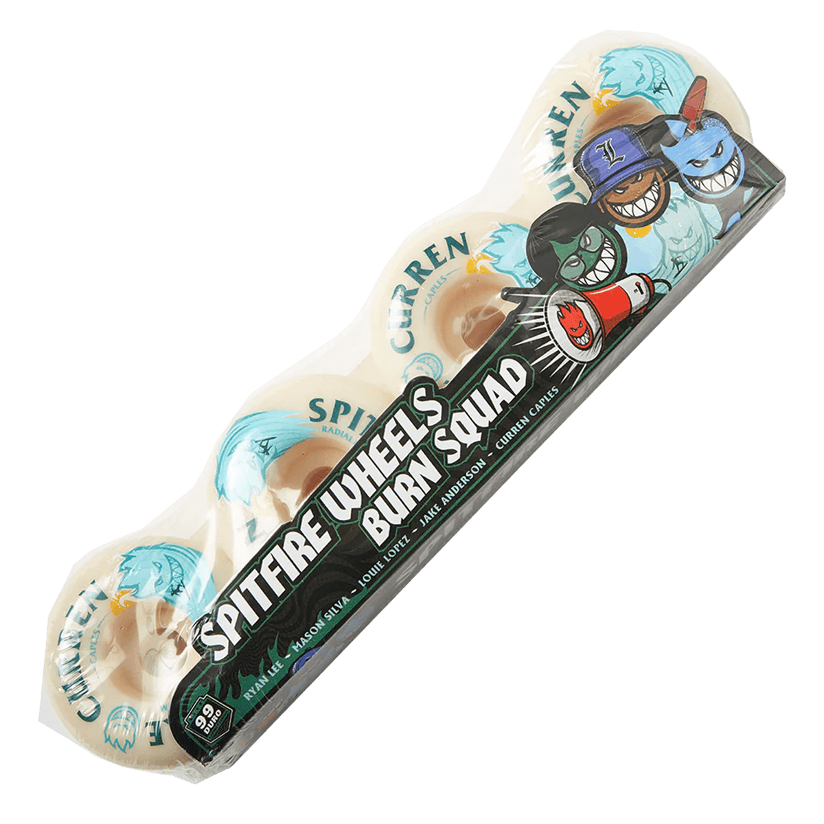 Spitfire Formula Four Curren Caples Burn Squad Radial Full 99A Wheels ARROW & BEAST