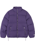 Stüssy Down Nylon Puffer Jacket Purple