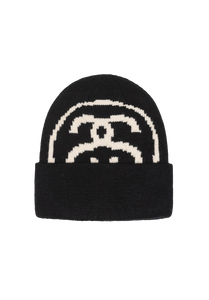 Stussy Big Link Cuff Beanie Black