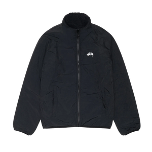 Stussy Sherpa Reversible Jacket Black