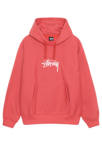 Stussy Stock Logo App Hoodie Pepper