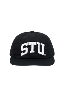 Stussy Stu Arch Strapback Cap Black