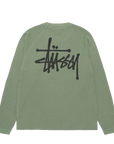 Stüssy Raglan Thermal Basic Stock Sage