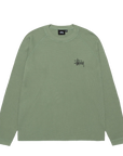 Stüssy Raglan Thermal Basic Stock Sage