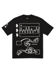 The Trilogy Tapes TTT Awkwards Graph Tee Black