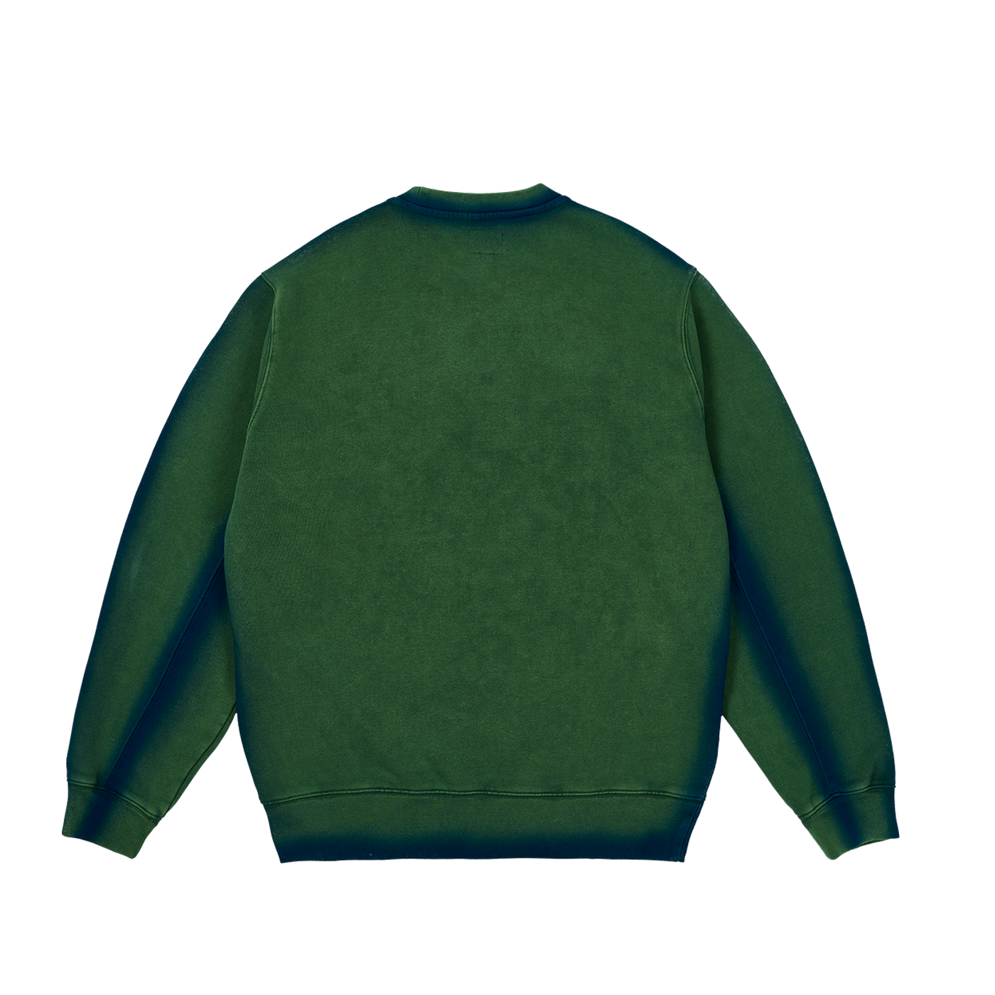 The Trilogy Tapes TTT Overdyed Crew Green Blue