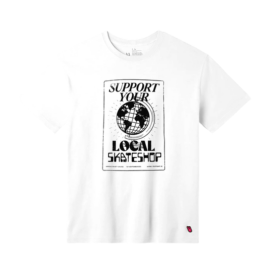 Unless x Arrow & Beast Support Your Local Tee White