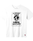 Unless x Arrow & Beast Support Your Local Tee White