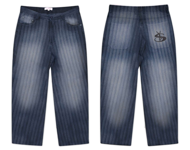 Yardsale XXX Phantasy Lazer Slub Jeans Blue - ARROW & BEAST