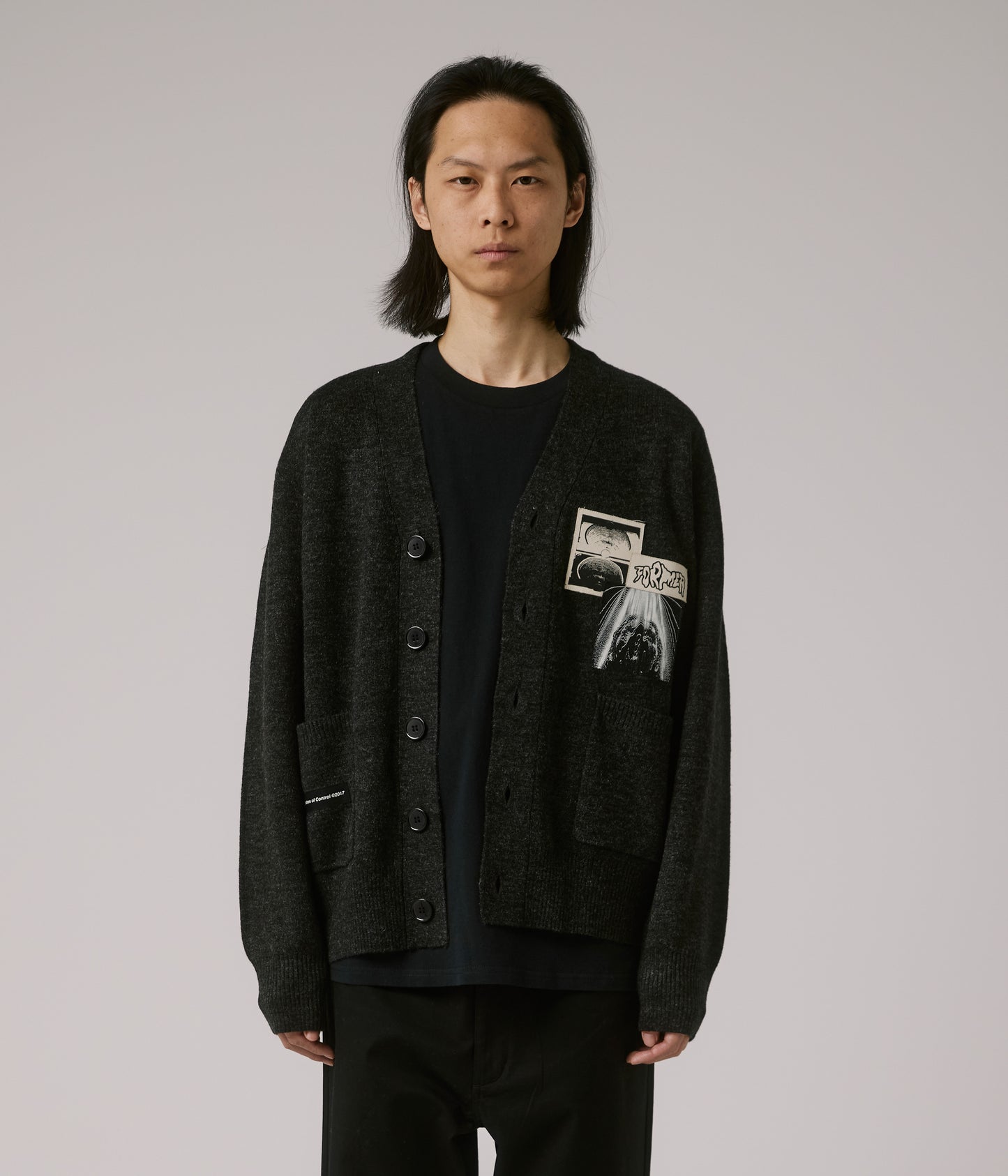 FORMER MERCHANDISE AG CARDIGAN BLACK