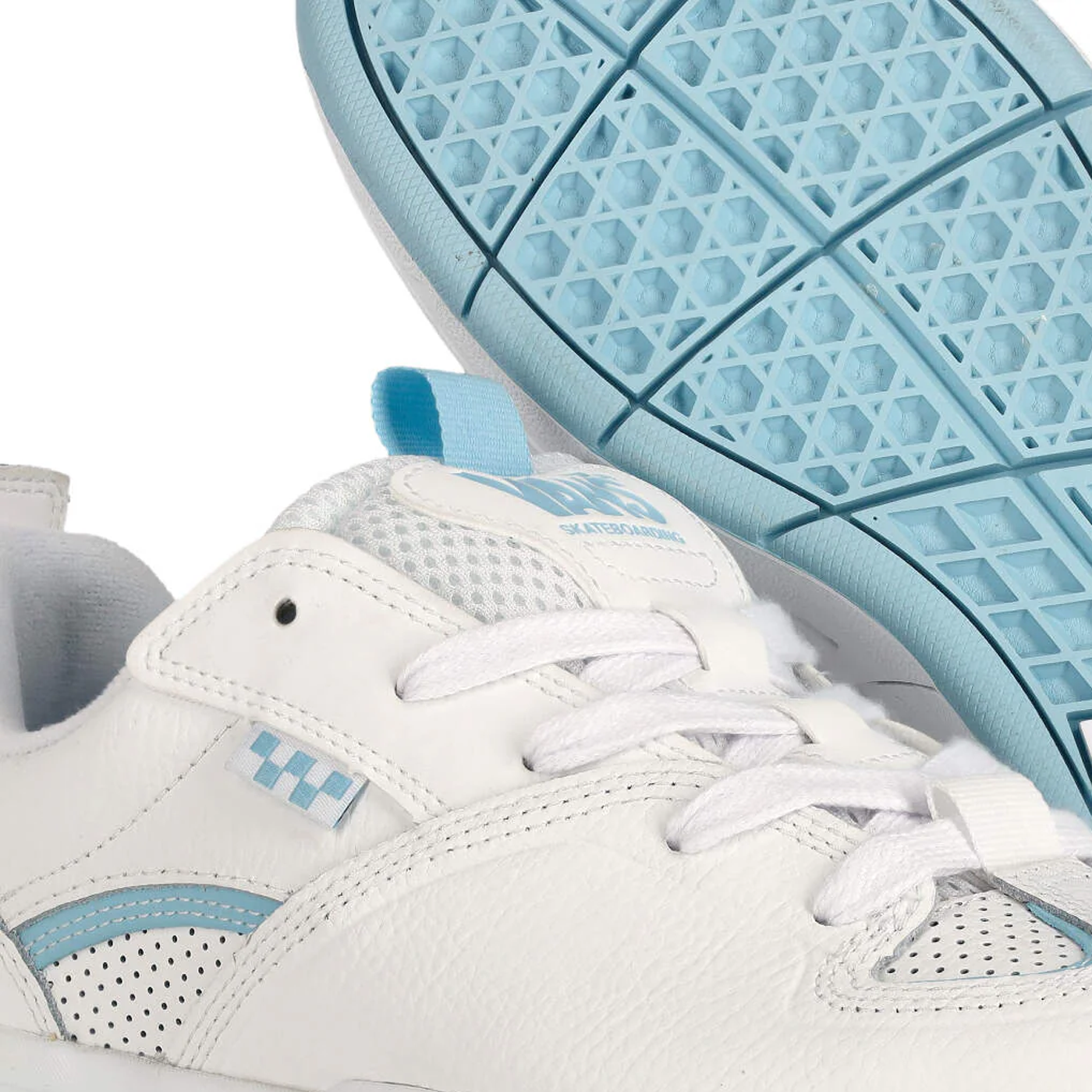 Vans Skate Mixxa Skate Shoe White Baby Blue VN000CUYYF71