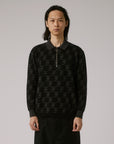 FORMER MERCHANDISE SYNOPTIC LS POLO BLACK