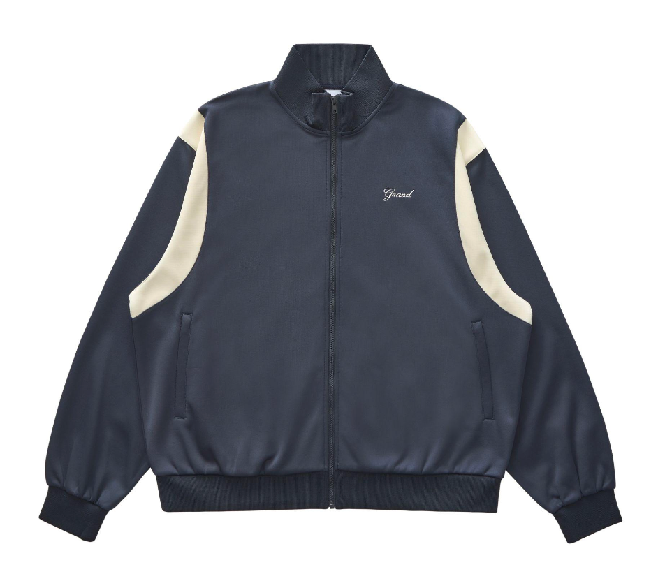 Grand Collection TRICOT TRACK JACKET Navy/White