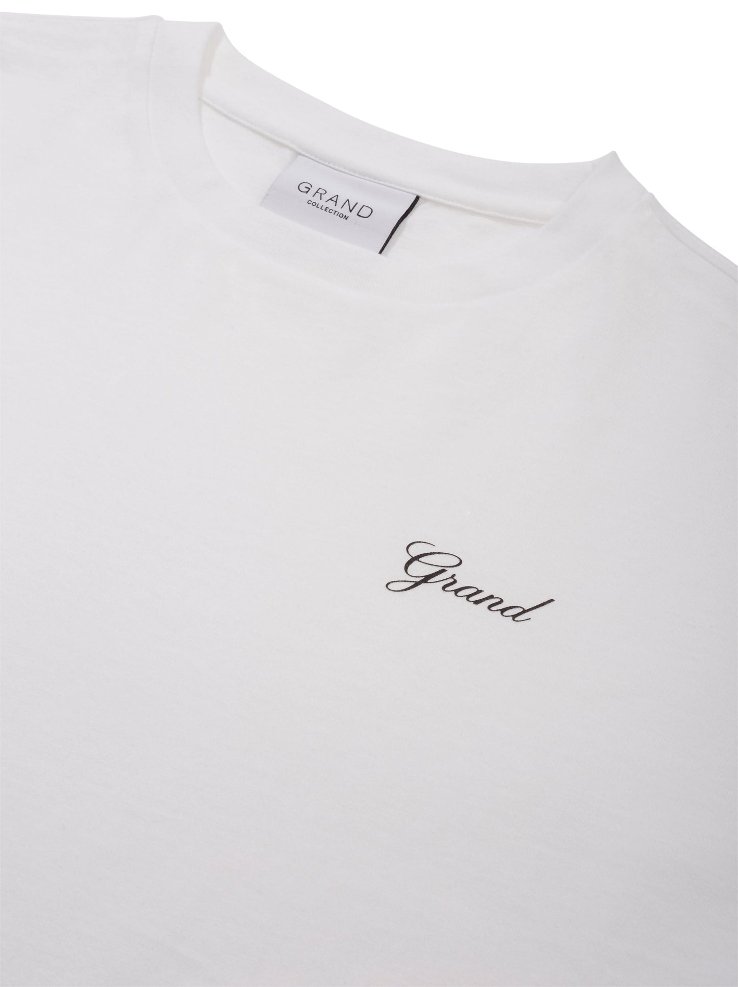 GRAND Collection Grand Script Tee White - ARROW & BEAST