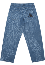 Laden Sie das Bild in den Galerie-Viewer, Yardsale Ripper Jeans Overdyed Blue
