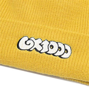 GX1000 - Bubble Beanie - Yellow-100% Cotton - Made in Korea - Yellow