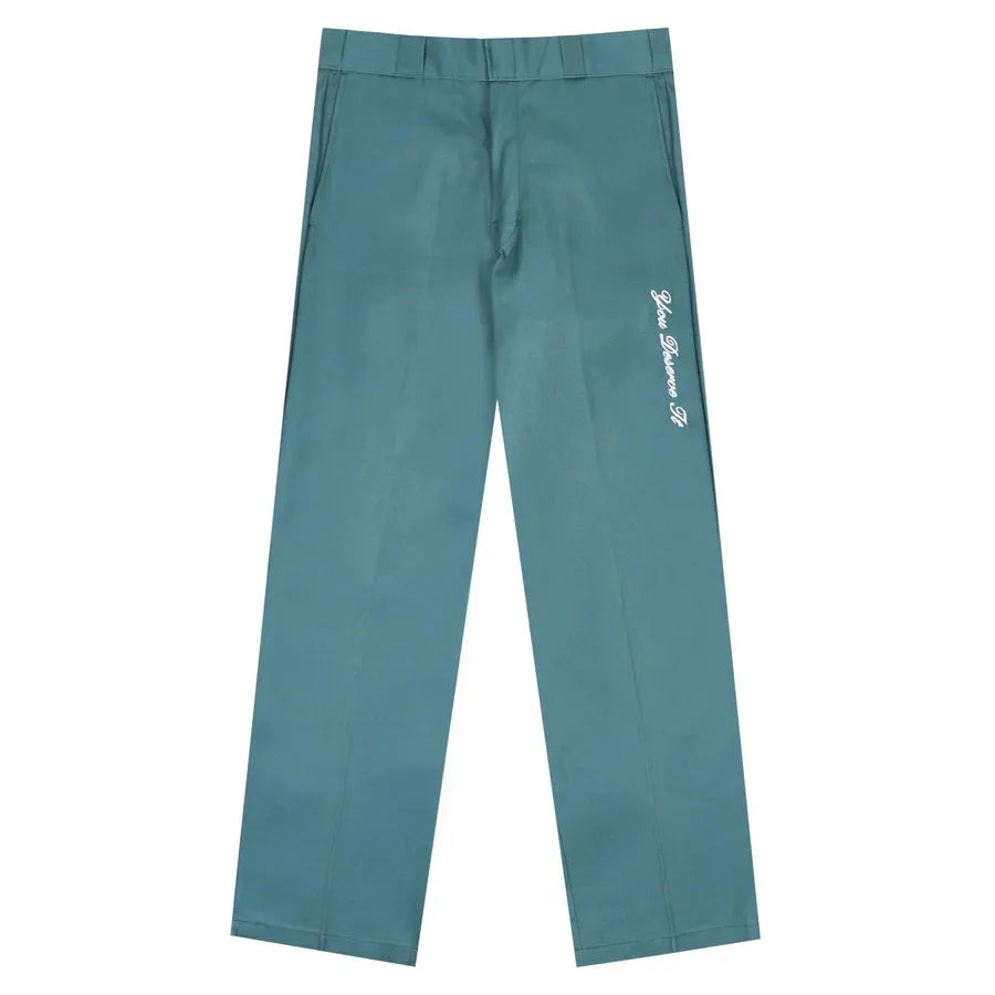 Alltimers - You Deserve It Embroidered Dickies - Lincoln Green