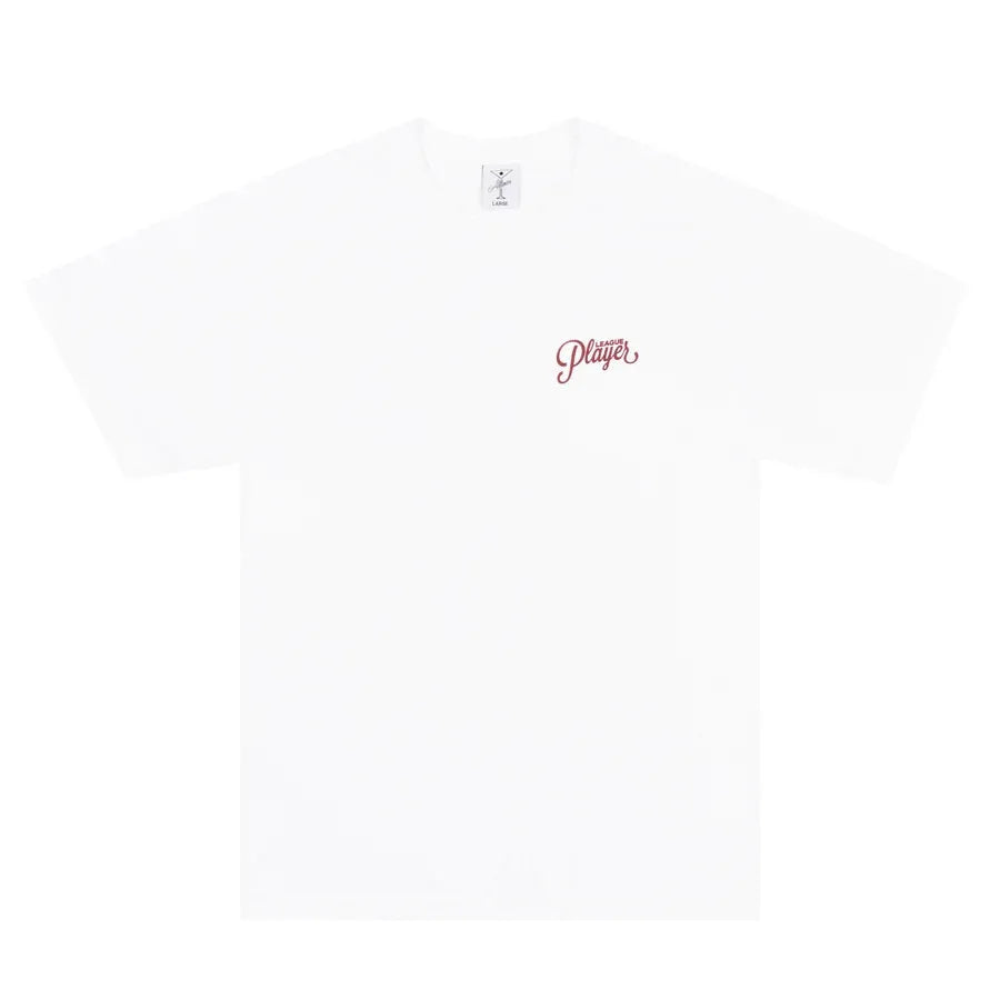 Alltimers League Player Tee White - ARROW & BEAST