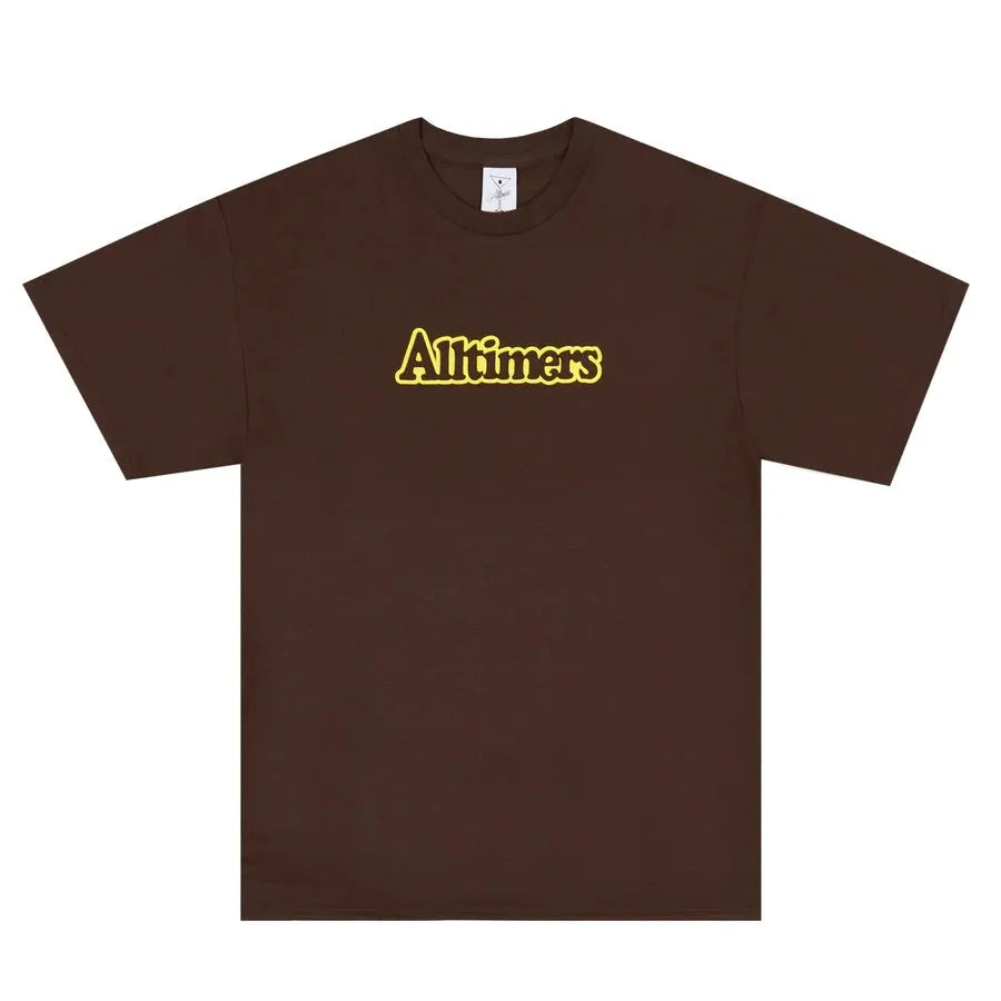Alltimers Broadway Puffy T-Shirt Brown - ARROW & BEAST