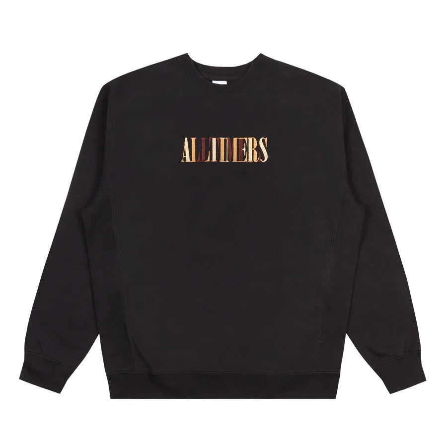 Alltimers Midtown Embroidered Crew Black