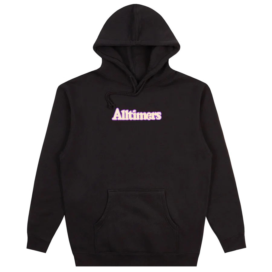 Alltimers Broadway Embroidered Hoody Black