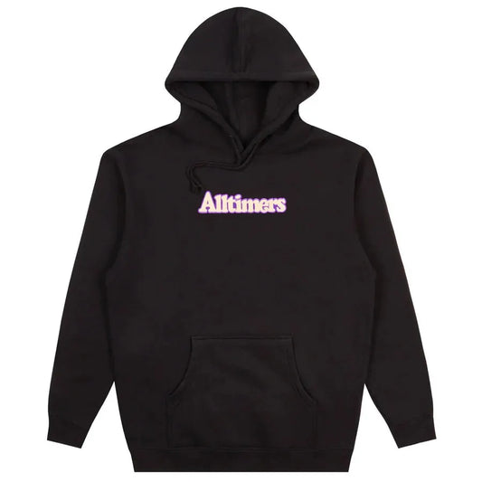 Alltimers Broadway Embroidered Hoody Black - ARROW & BEAST
