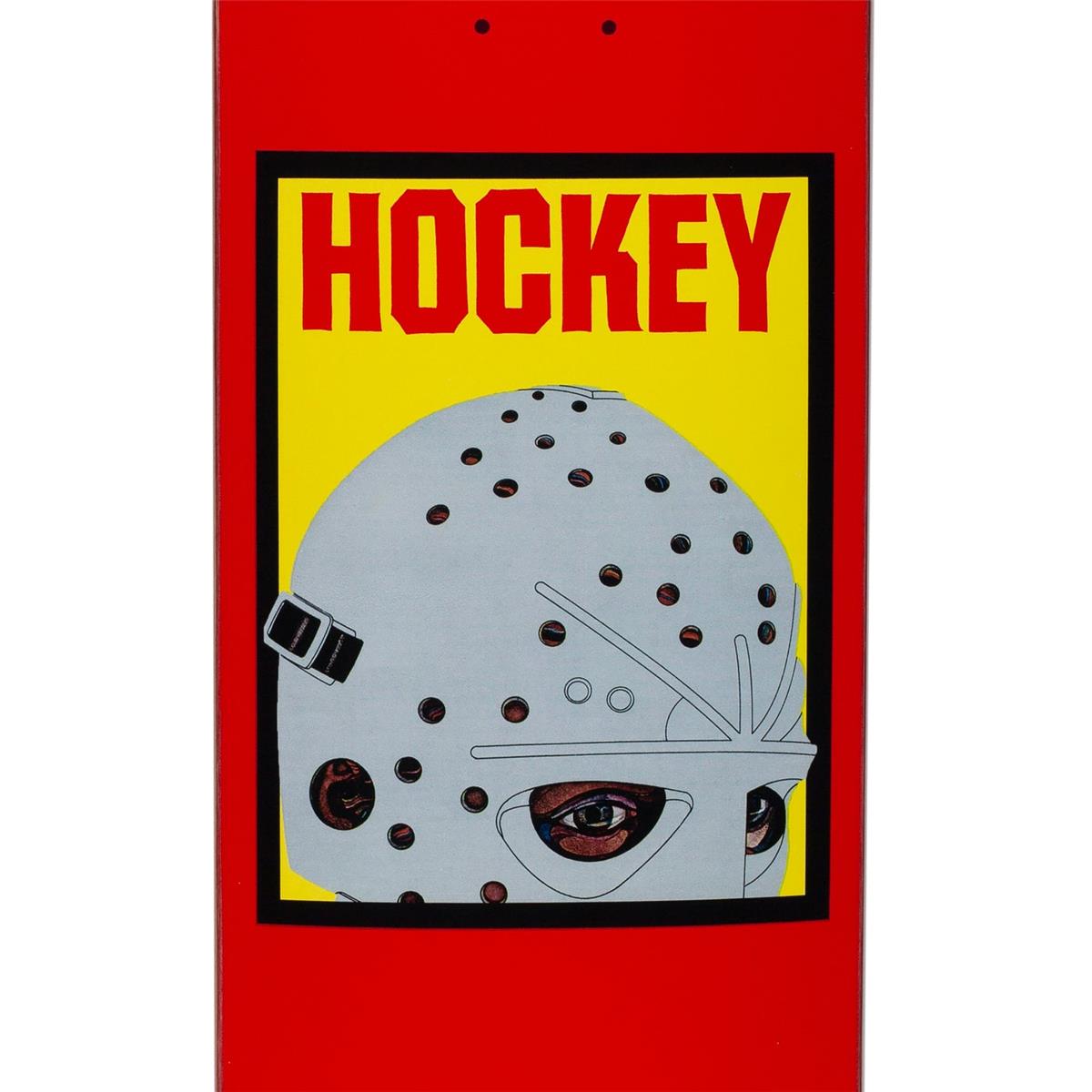 Hockey Skateboards Halbmaskendeck Rot