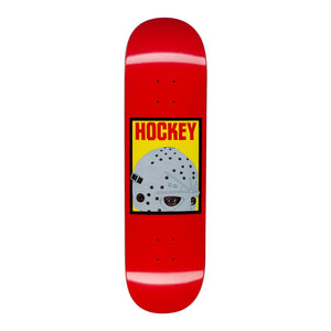 Hockey Skateboards Half Mask Deck Red