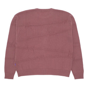 Fucking Awesome - Barbed Wire Knit Sweater - Mauve