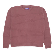 Load image into Gallery viewer, Fucking Awesome - Barbed Wire Knit Sweater - Mauve
