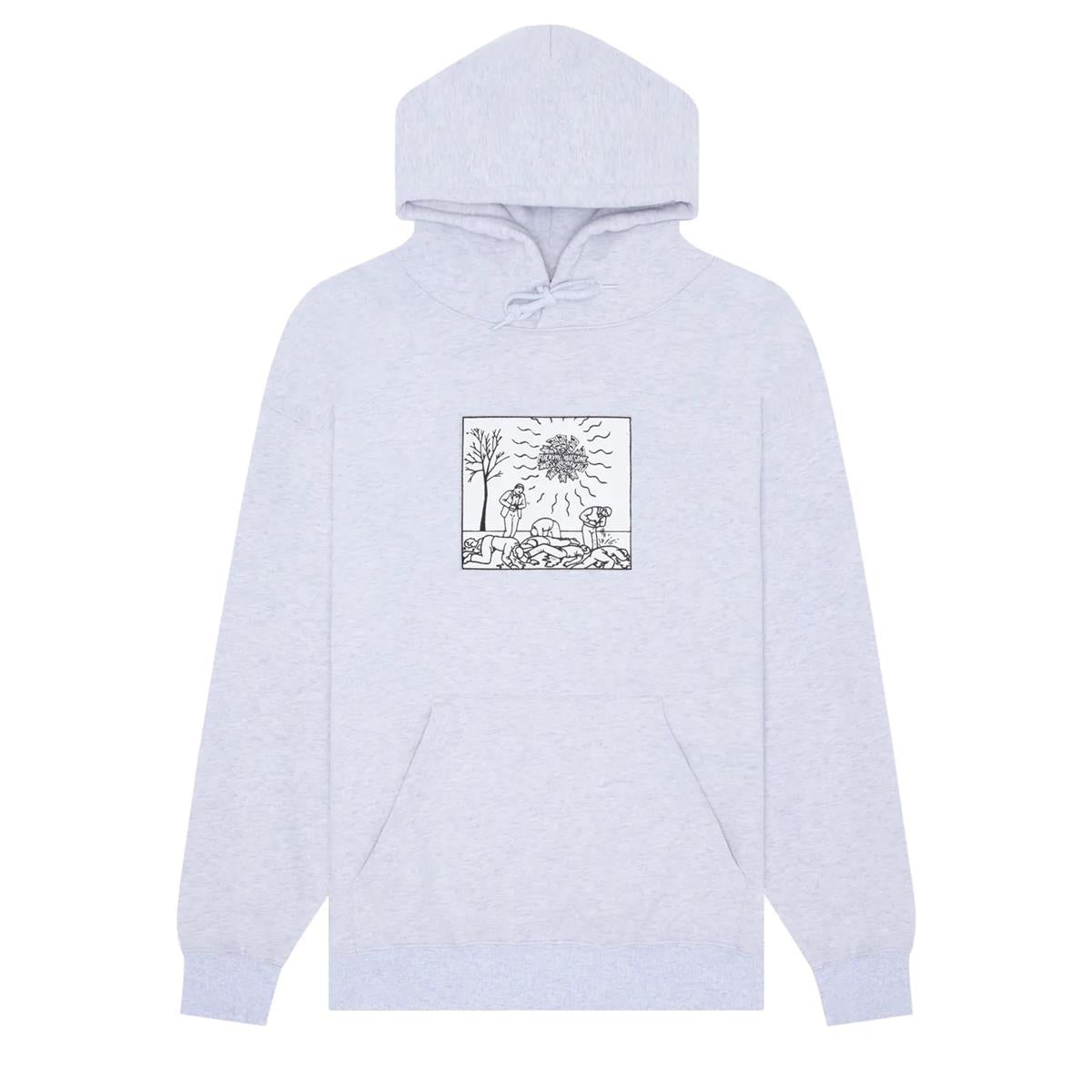 Fucking Awesome Us You Them Hoodie Heather Grey