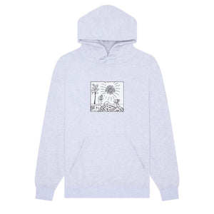 Fucking Awesome Us You Them Hoodie Heather Grey