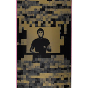 Hockey Skateboards Blockman Deck Gold